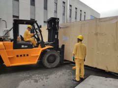 藥廠設備卸車、開箱、吊裝